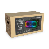 Bigben Interactive PARTYBTHPLH - Enceinte sans fil Lumineuse Portable avec Micro - Noir