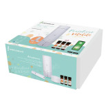 AROMASOUND Coffret Fraîcheur et Vitalité Enceinte Bluetooth Lantao avec Humidificateur Blanc