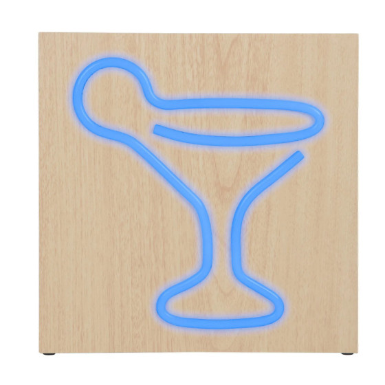 BIGBEN CBLNEONINDUCKTL - Enceinte Bluetooth® Neon avec chargeur à induction ? Cocktail