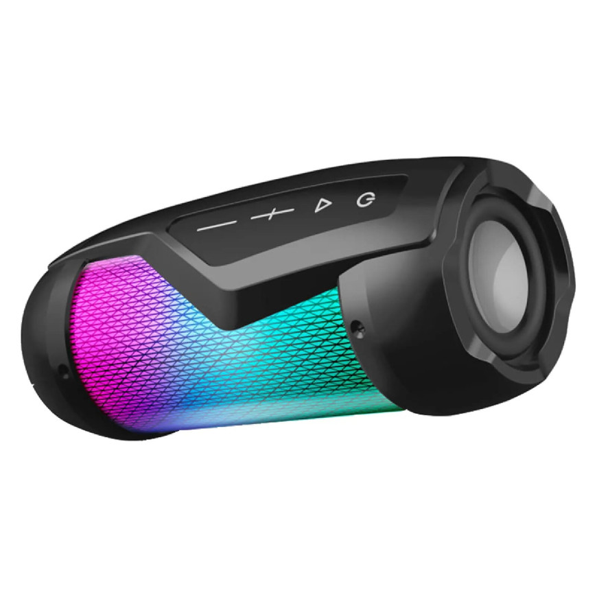 BigBen Enceinte Bluetooth Lumineuse 20W IPX54 Party Mini avec Sangle Noir