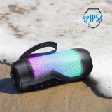 BigBen Enceinte Bluetooth Lumineuse 20W IPX54 Party Mini avec Sangle Noir