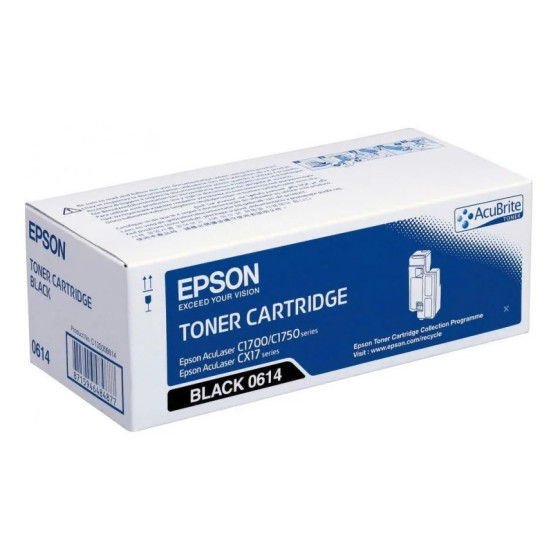 Toner Epson 0614 noir - Epson d'origine (C13S050614)