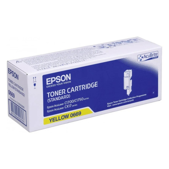 Toner Epson 0669 jaune - Epson d'origine (C13S050669)