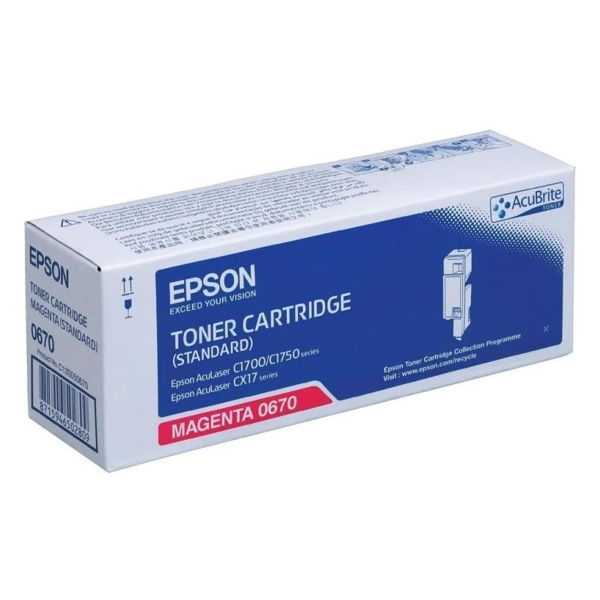 Toner Epson 0670 magenta - Epson d'origine (C13S050670)