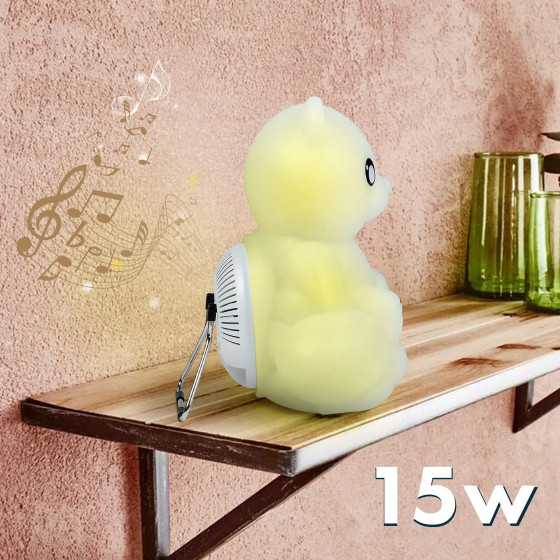 BIGBEN BTLSWBEAR - Enceinte sans fil lumineuse murale et veilleuse Ourson sur son nuage