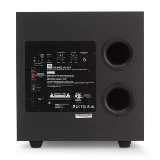 JBL Stage SUB A100P Noir