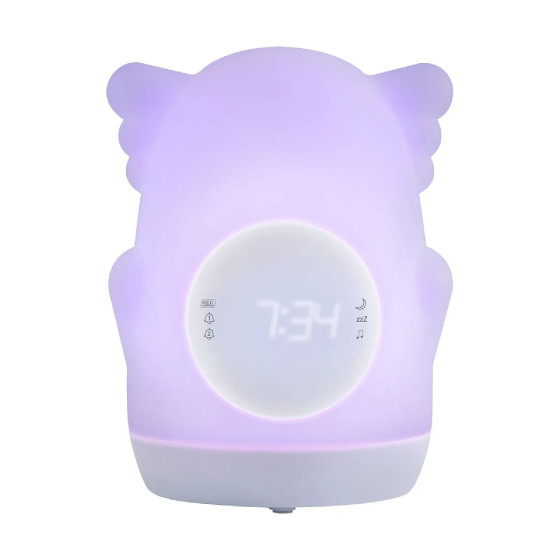 BigBen Enceinte Lumineuse Modèle Akso Fonction Double Alarme Programmable Gris