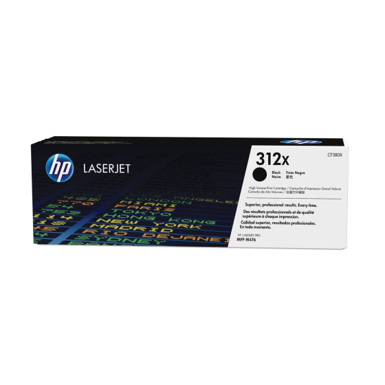 Toner HP 312X noir (CF380X) - grande capacité HP LaserJet d'origine