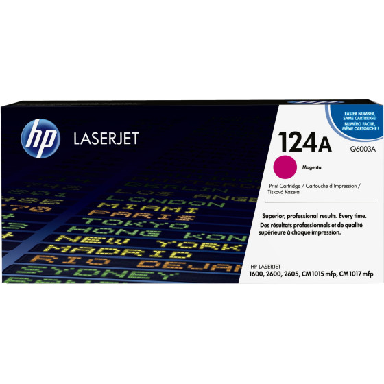 Toner HP 124A magenta (Q6003A) - HP LaserJet d'origine