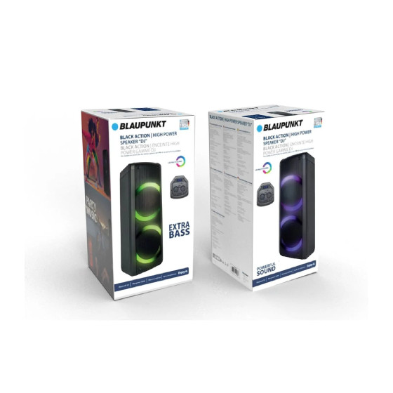 Blaupunkt - Enceinte High Powe Gamme DJ 100W - BLP3945-133 - Noir