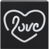 Color Block Enceinte Bluetooth 15W Lumineuse Modèle Néon S Love ColorLight Noir