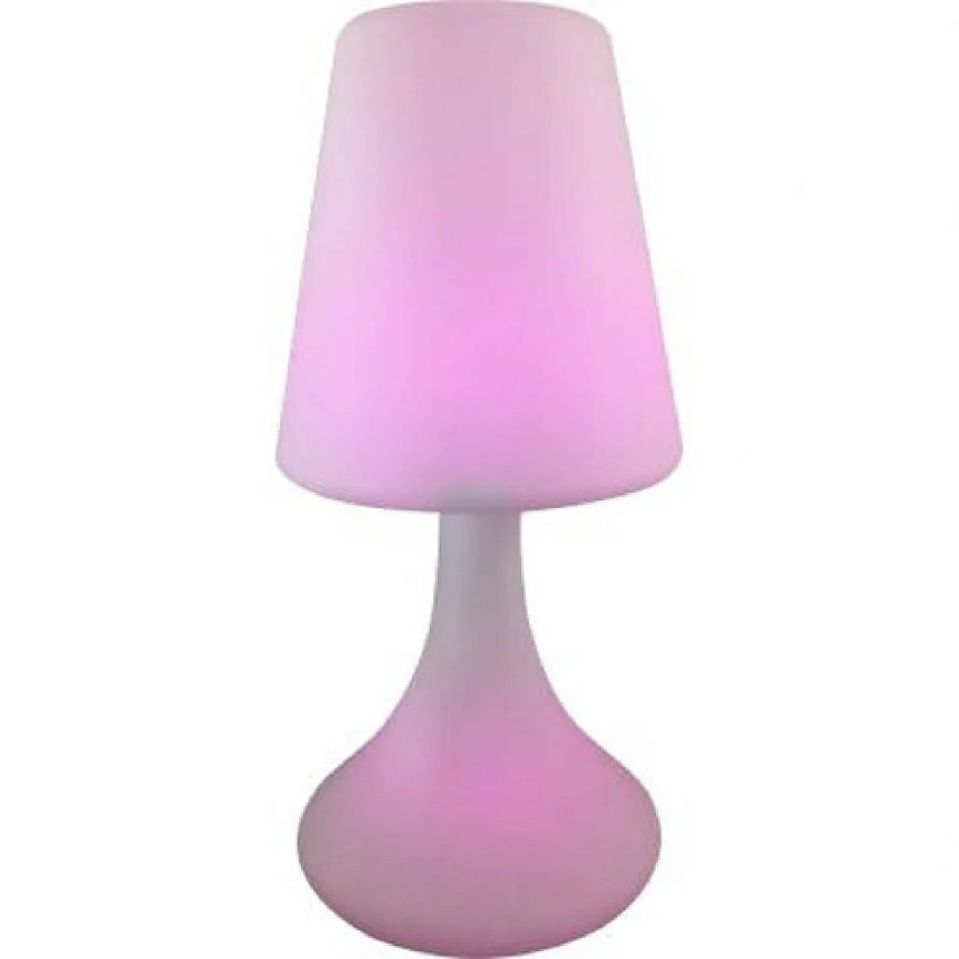 Color Block Lampe Enceinte Bluetooth 4.1 Lumineuse 60W IPX6 avec Câble Micro USB Blanc