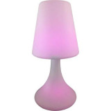 Color Block Lampe Enceinte Bluetooth 4.1 Lumineuse 60W IPX6 avec Câble Micro USB Blanc