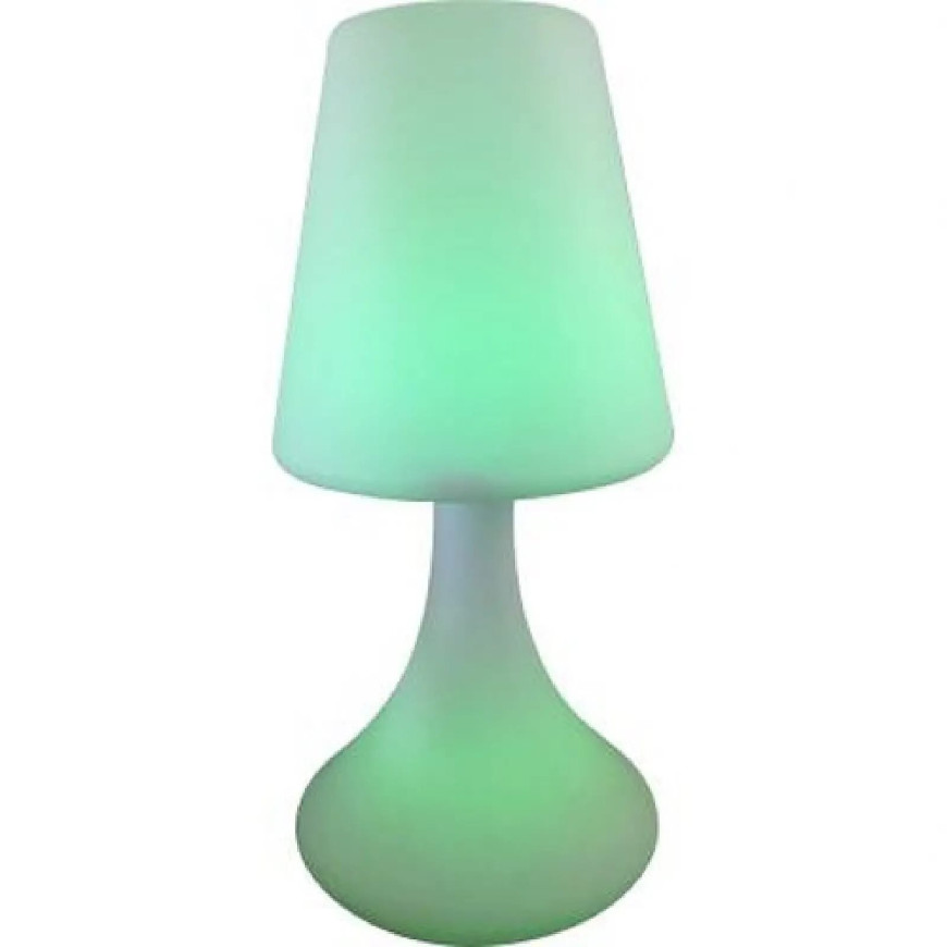 Color Block Lampe Enceinte Bluetooth 4.1 Lumineuse 60W IPX6 avec Câble Micro USB Blanc