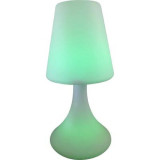 Color Block Lampe Enceinte Bluetooth 4.1 Lumineuse 60W IPX6 avec Câble Micro USB Blanc
