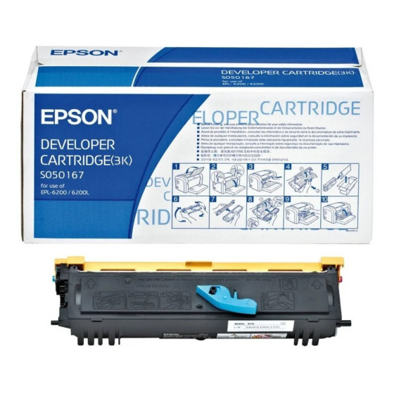 Toner Epson 0167 noir - Epson d'origine (C13S050167)
