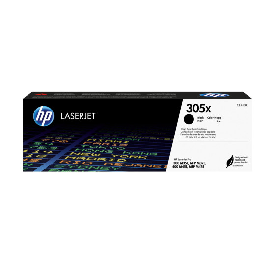 Toner HP 305X noir (CE410X) - grande capacité HP LaserJet d'origine