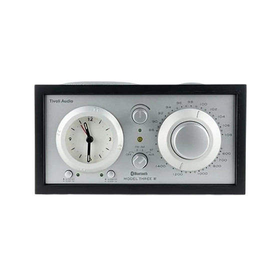 Tivoli Audio Radio-Réveil Sans Fil Modèle Three Bluetooth 5.1 avec Syntoniseur AM/FM Noir