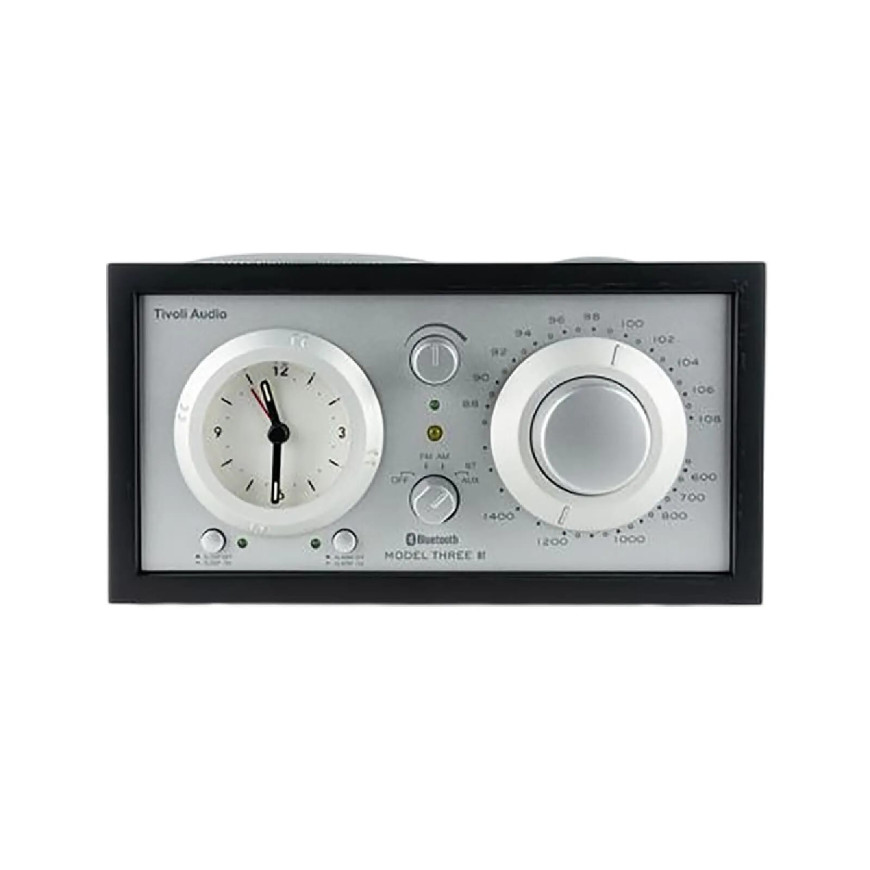Tivoli Audio Radio-Réveil Sans Fil Modèle Three Bluetooth 5.1 avec Syntoniseur AM/FM Noir