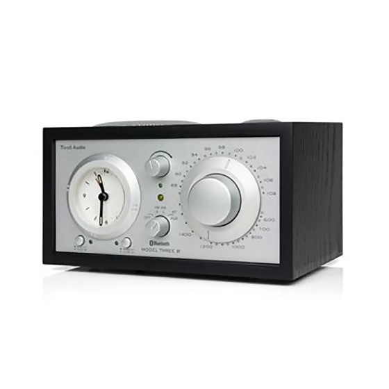 Tivoli Audio Radio-Réveil Sans Fil Modèle Three Bluetooth 5.1 avec Syntoniseur AM/FM Noir