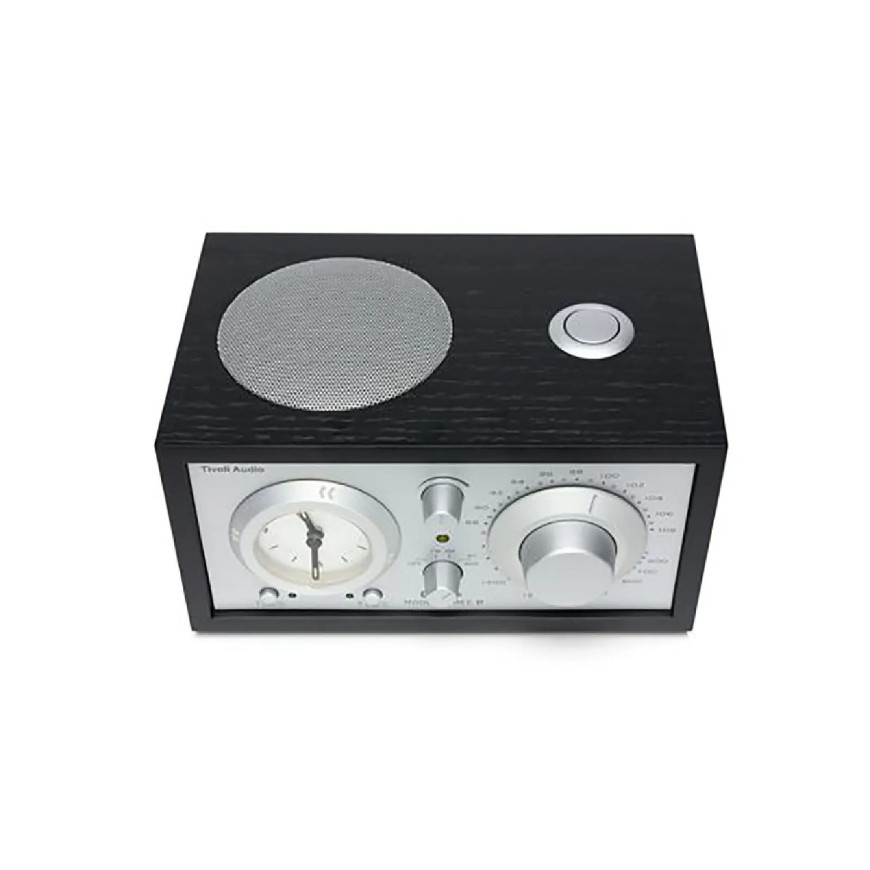 Tivoli Audio Radio-Réveil Sans Fil Modèle Three Bluetooth 5.1 avec Syntoniseur AM/FM Noir