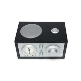 Tivoli Audio Radio-Réveil Sans Fil Modèle Three Bluetooth 5.1 avec Syntoniseur AM/FM Noir
