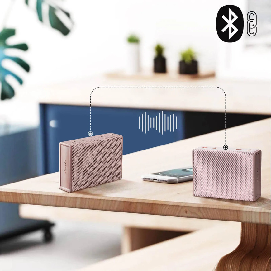 Urbanista Enceinte Bluetooth 5.0 IPX5 Sydney Portable et Légère avec Câble de Charge Rose