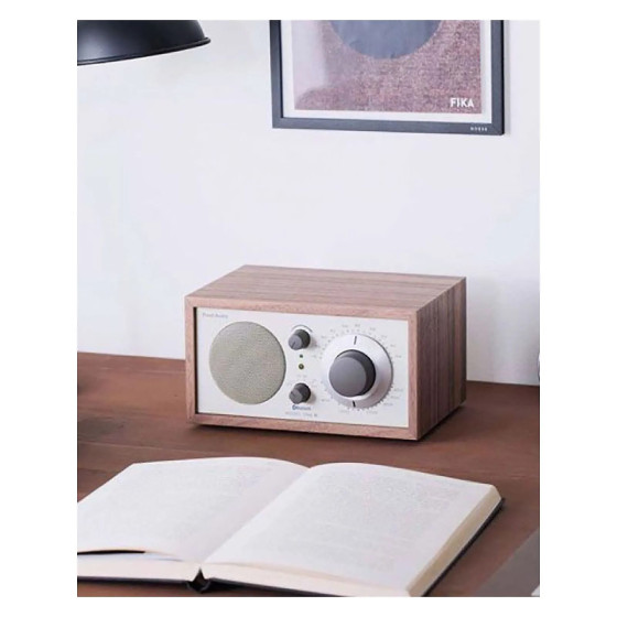 Tivoli Audio Enceinte Audio Bluetooth/Radio AM/FM/AUX Modèle One BT en Bois Marron clair
