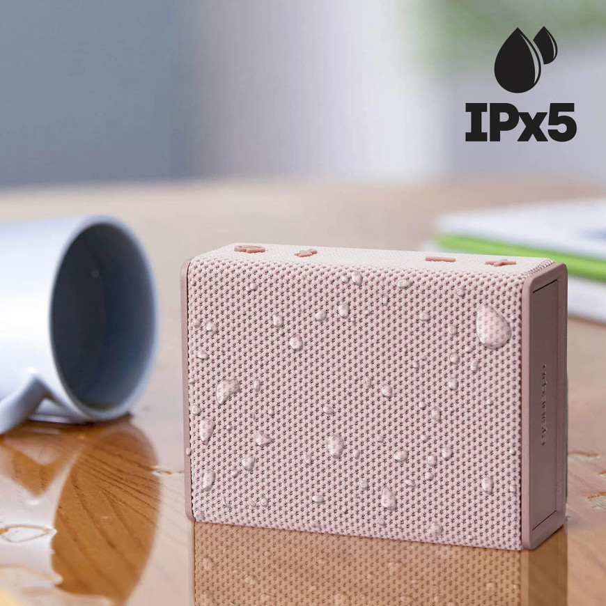 Urbanista Enceinte Bluetooth 5.0 IPX5 Sydney Portable et Légère avec Câble de Charge Rose