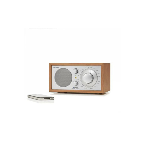Tivoli Audio Enceinte Audio Bluetooth/Radio AM/FM/AUX Modèle One BT en Bois Marron clair