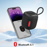 XO Enceinte Bluetooth Compact avec Dragonne Noir
