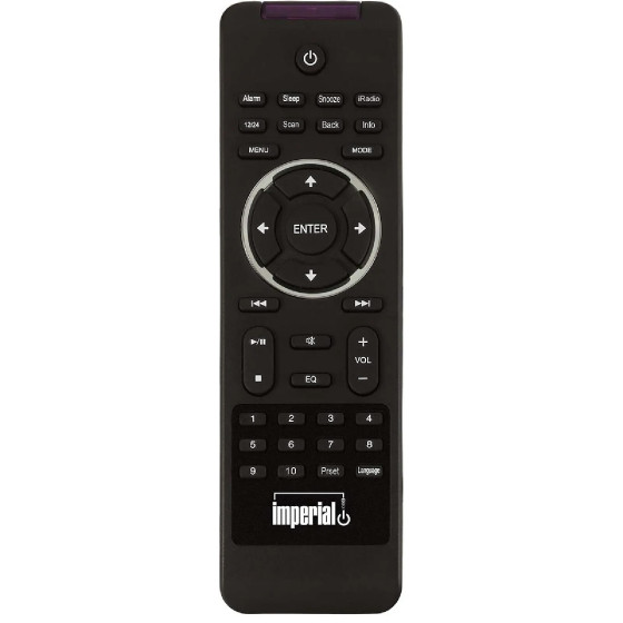 Imperial Radio Hybrid Compacte DAB+ / FM / Internet DABMAN i150 Aspect Bois Marron