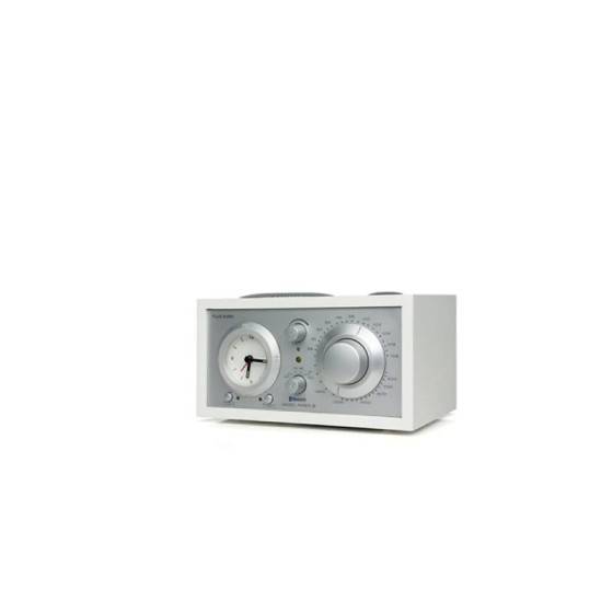 Tivoli Audio Radio-Réveil Sans Fil Modèle Three Bluetooth 5.1 avec Syntoniseur AM/FM Blanc
