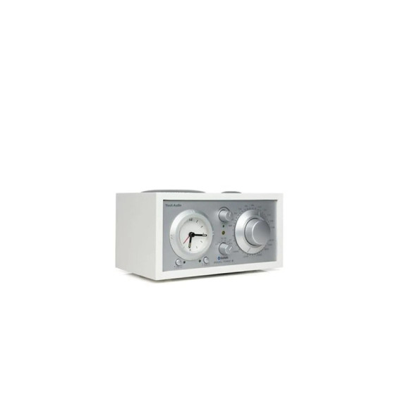 Tivoli Audio Radio-Réveil Sans Fil Modèle Three Bluetooth 5.1 avec Syntoniseur AM/FM Blanc