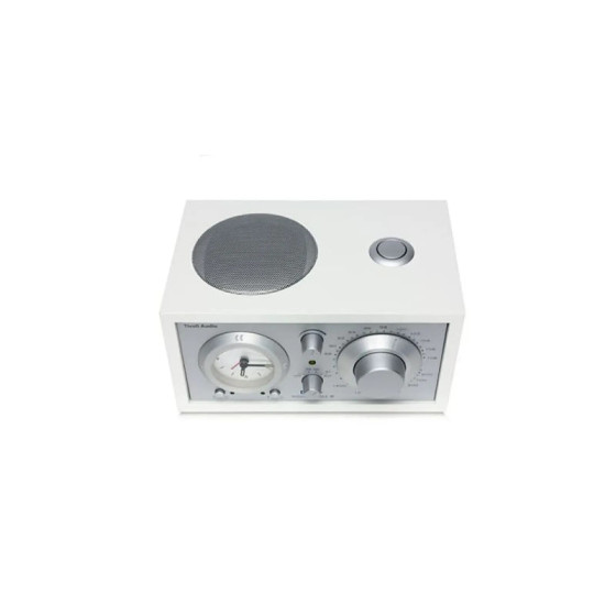 Tivoli Audio Radio-Réveil Sans Fil Modèle Three Bluetooth 5.1 avec Syntoniseur AM/FM Blanc