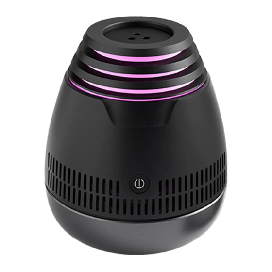 AROMASOUND Enceinte Audio Symphoney Lumineuse avec Diffuseur d'Huiles Essentielles Noir