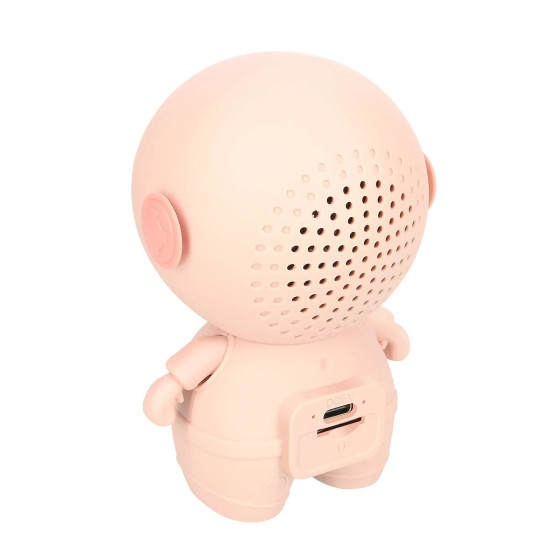 Avizar Enceinte Bluetooth Astronaute LED RGB Compact Rose