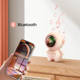 Avizar Enceinte Bluetooth Astronaute LED RGB Compact Rose