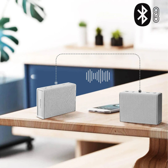 Urbanista Enceinte Bluetooth Compacte Certifiée IPX5 Autonomie 5H Urbanista Sydney blanc