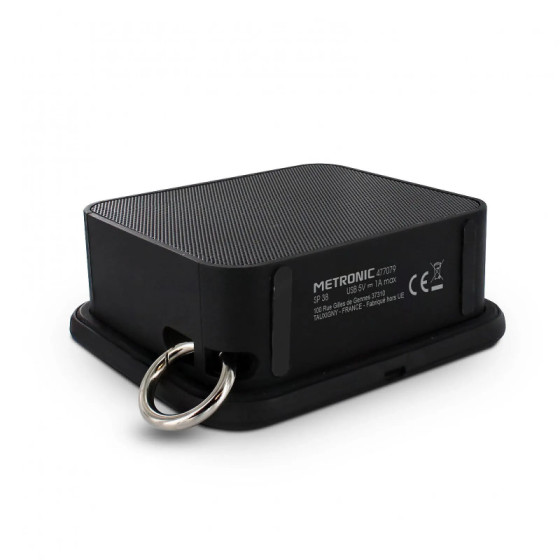 Metronic 477079 - Enceinte portable Xtra Charge bluetooth 6 W avec support de recharge sans fil