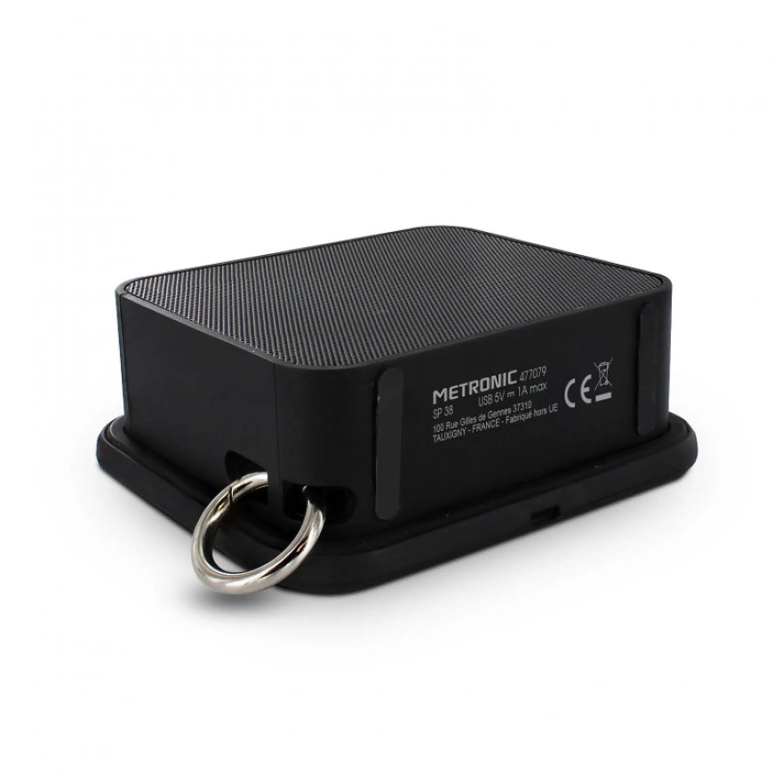 Metronic 477079 - Enceinte portable Xtra Charge bluetooth 6 W avec support de recharge sans fil