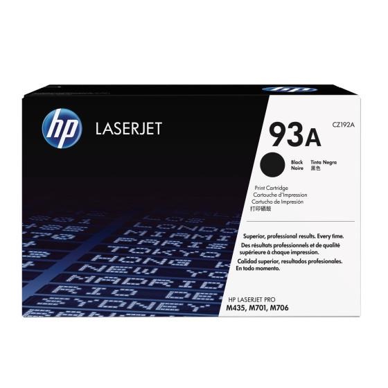 Toner HP 93A noir (CZ192A) - HP LaserJet d'origine