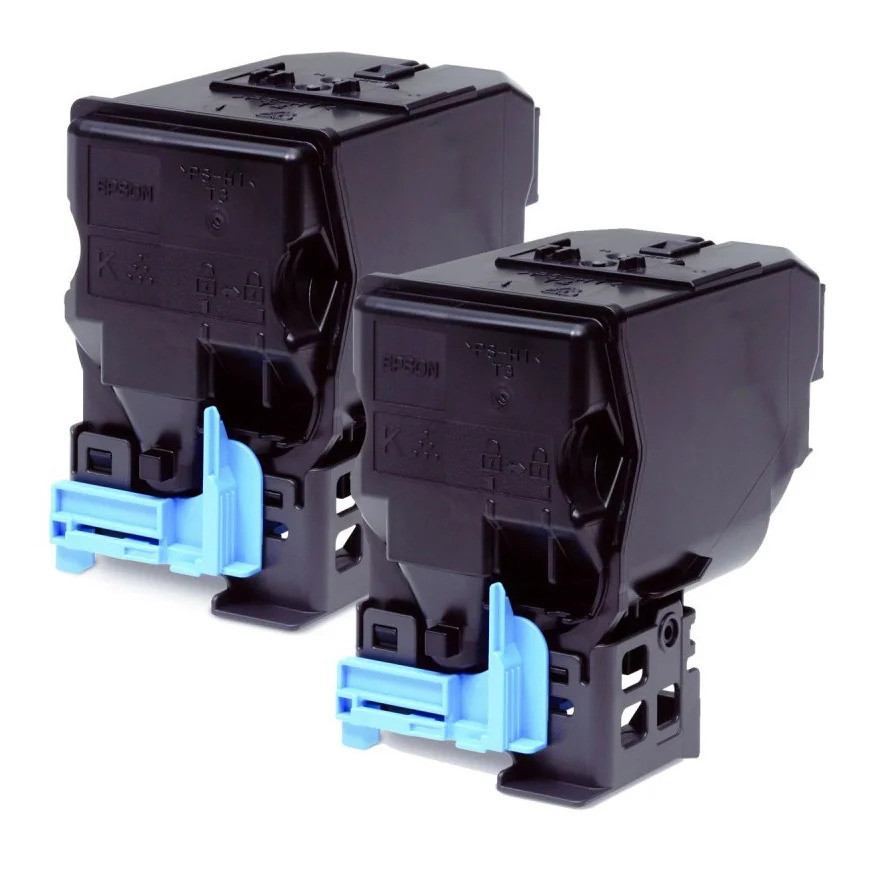Epson 0594 noir - pack de 2 toners Epson d'origine (C13S050594)