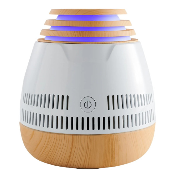 AROMASOUND Enceinte Audio Symphoney Lumineuse avec Diffuseur d'Huiles Essentielles Blanc