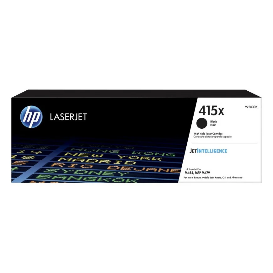 HP 415X NOIR - TONER HP D'ORIGINE À GRANDE CAPACITÉ (W2030X)