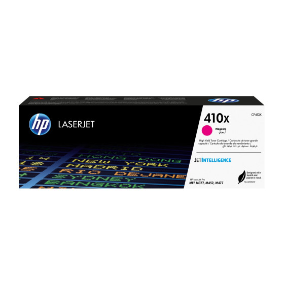 Toner HP 410X magenta (CF413X) - grande capacité HP LaserJet d'origine