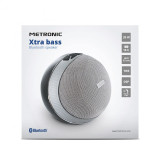 Metronic 477038 - Enceinte portable Xtra Bass bluetooth 20 W avec technologie DSP - Nuances de grey