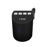 LinQ Enceinte Sans-fil Bluetooth LED Multicolore Radio FM Port USB micro SD Noir