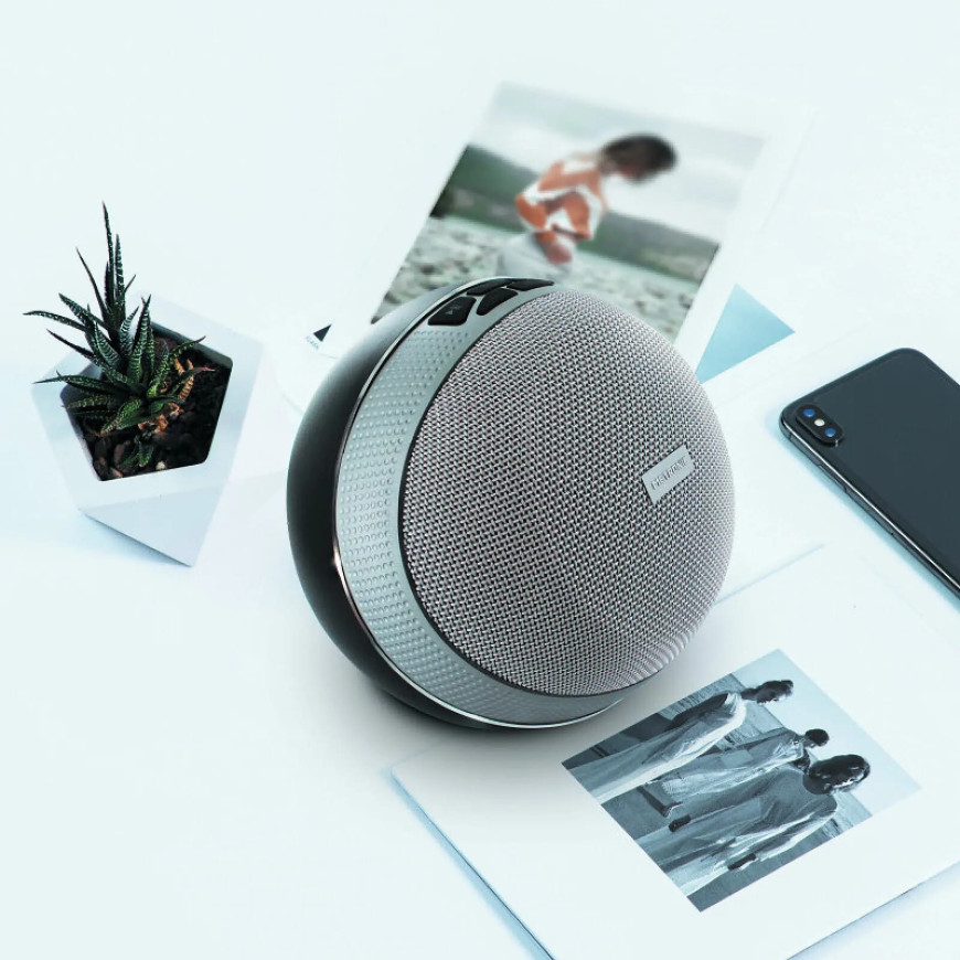 Metronic 477038 - Enceinte portable Xtra Bass bluetooth 20 W avec technologie DSP - Nuances de grey