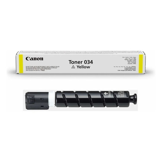 Toner Canon 034 jaune - Canon d'origine (9451B001AA)